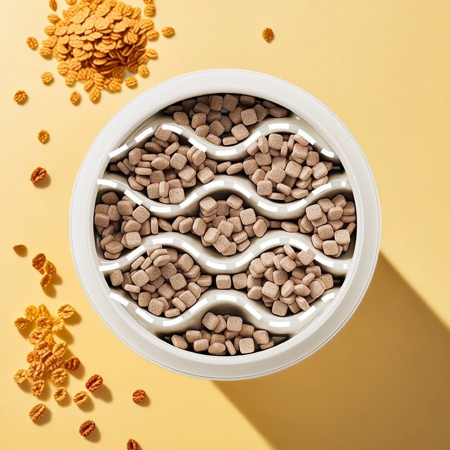 Solo CalmEat™ – Gamelle Anti-Glouton & Anti-Éclaboussures