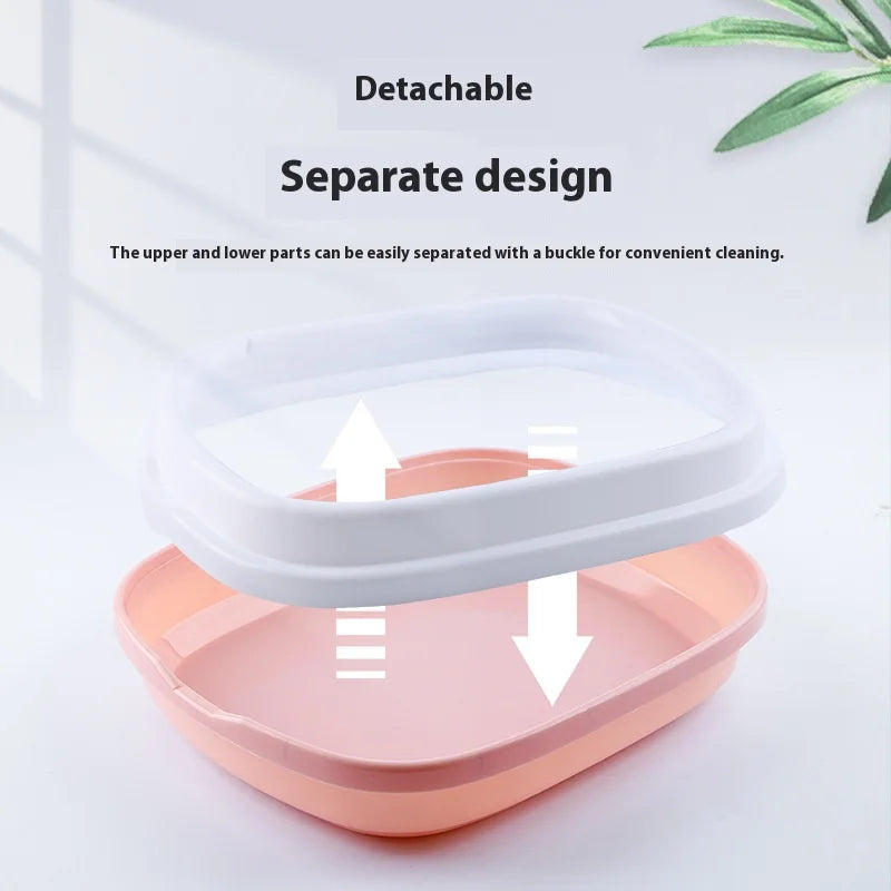 MiniOval™ – Litière Ovale pour Chatons & Petits Chats