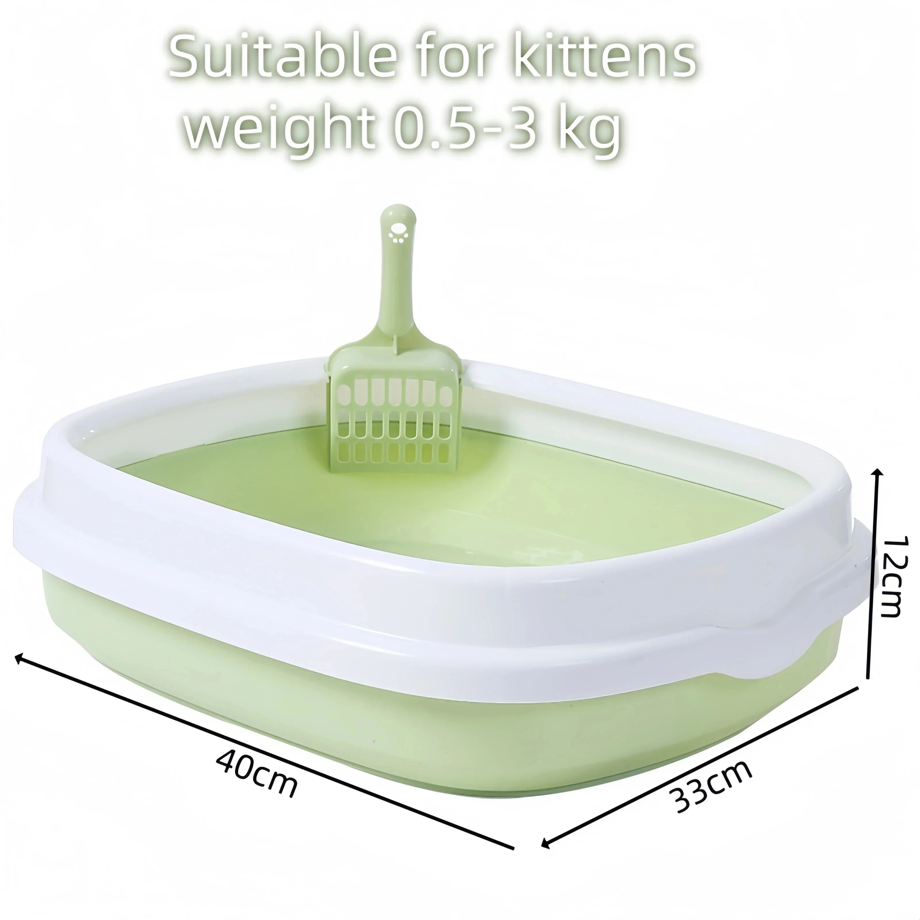 MiniOval™ – Litière Ovale pour Chatons & Petits Chats