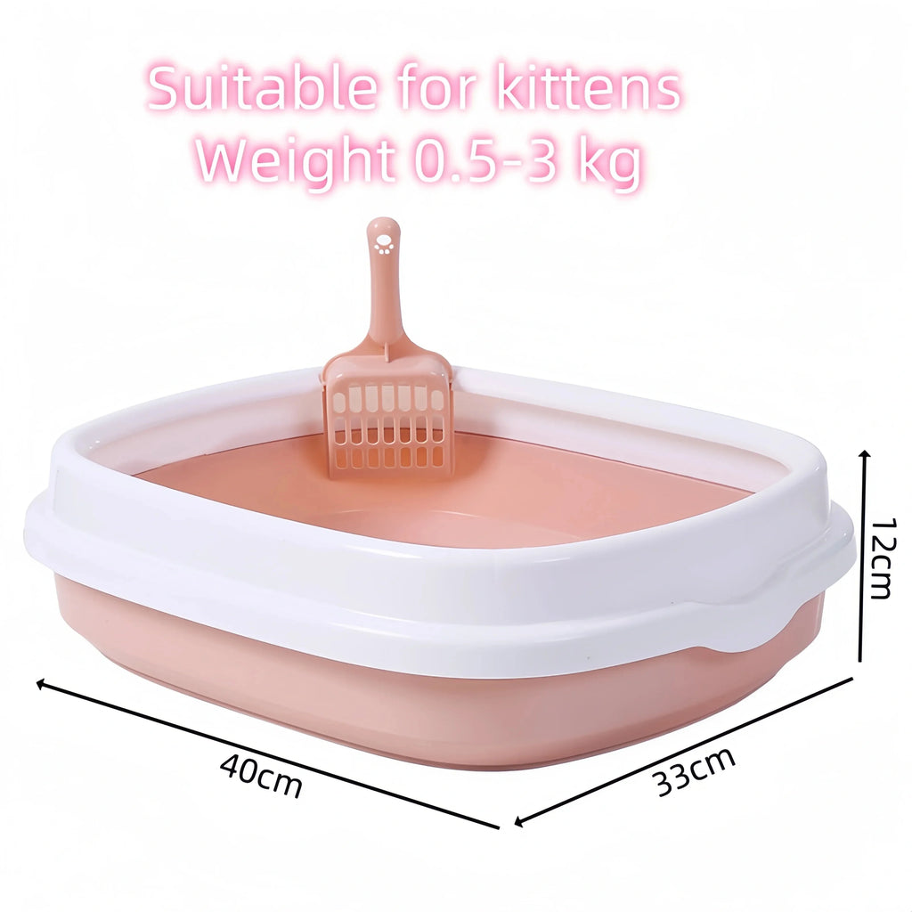 MiniOval™ – Litière Ovale pour Chatons & Petits Chats