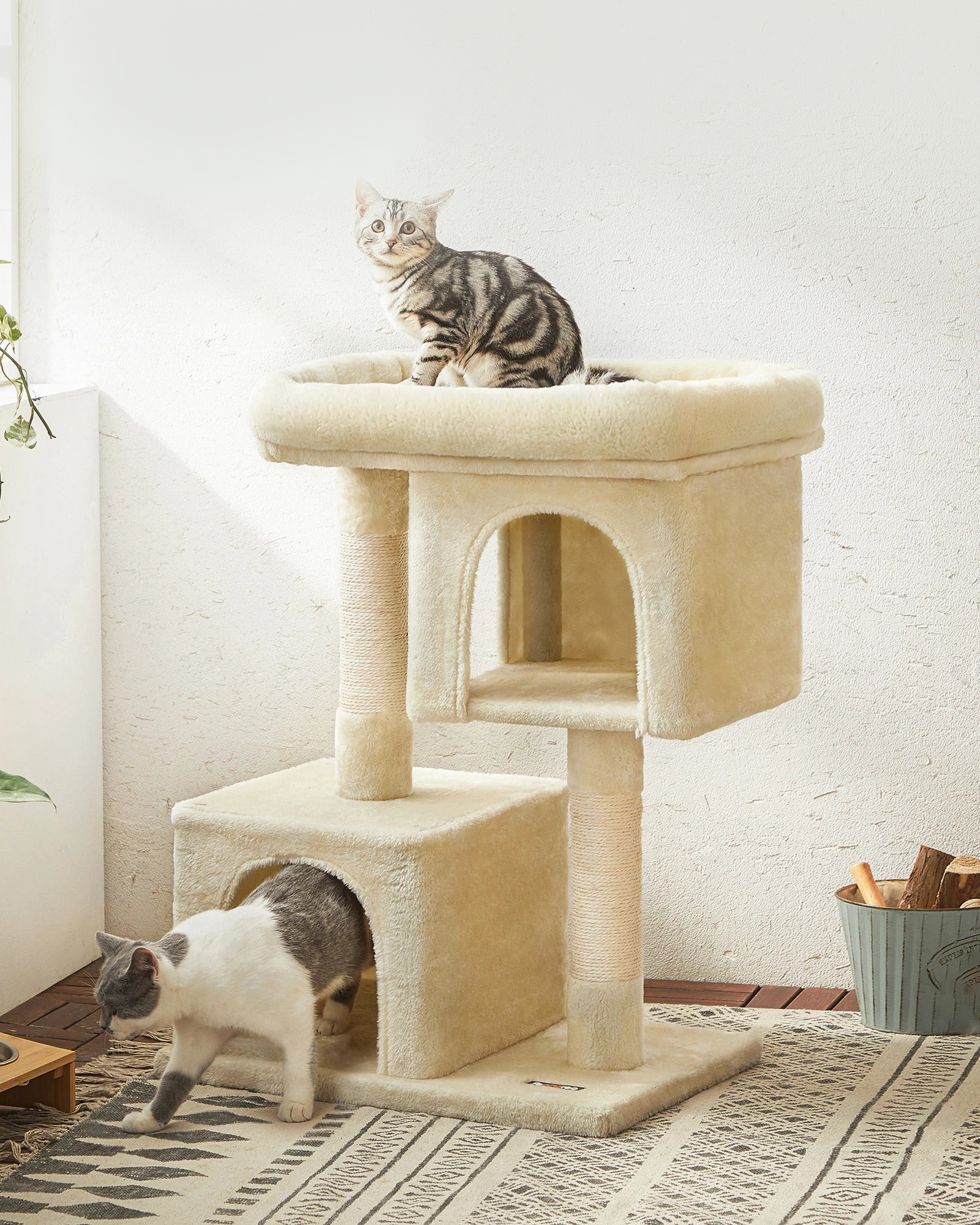 Arbre à Chat Douillet – Double Plateforme